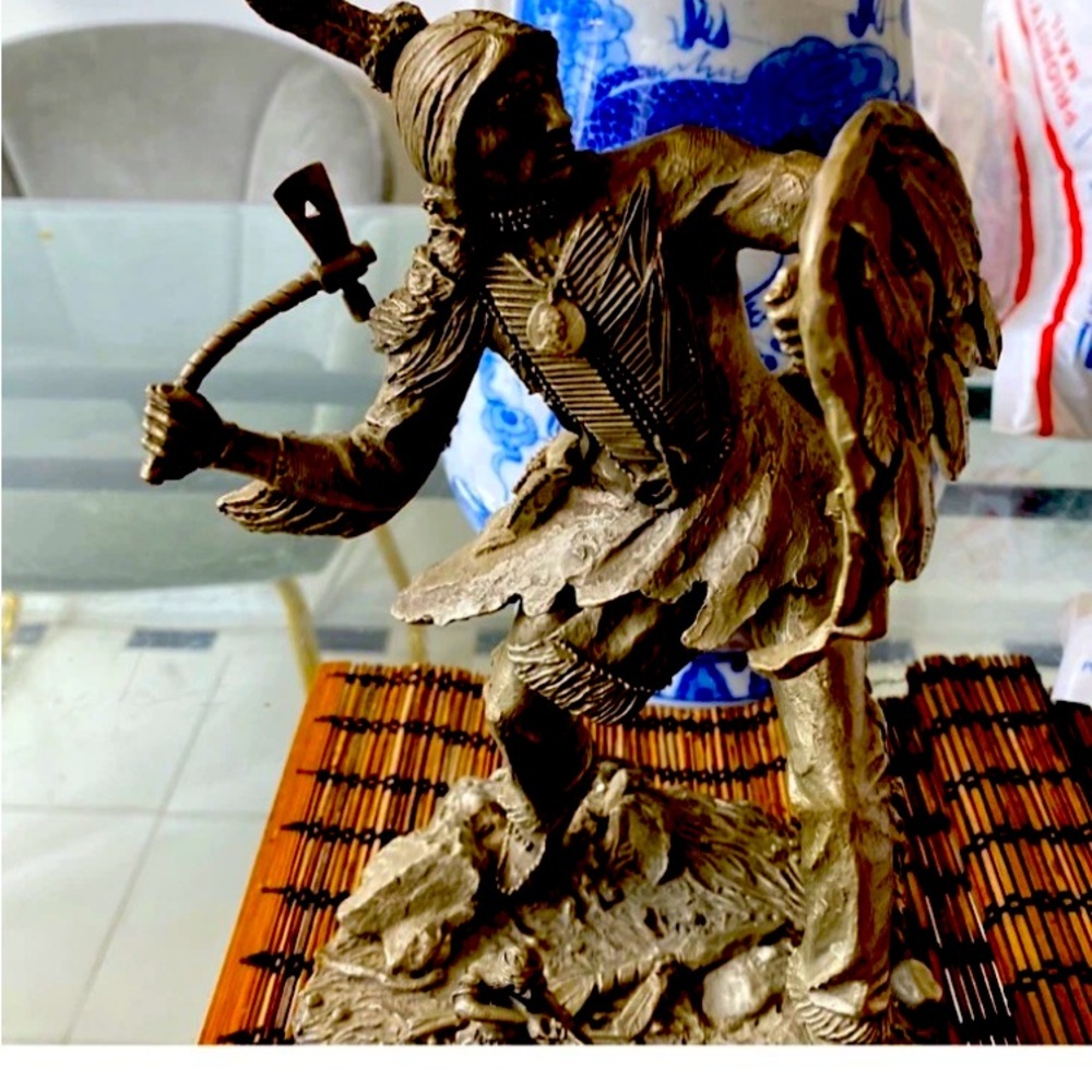 Bronze Warrior Sculpture